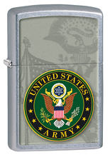 Zapalniczka Zippo U.S.ARMY, Street Chrome