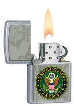 Zapalniczka Zippo U.S.ARMY, Street Chrome