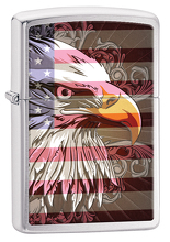Zapalniczka Zippo Orzeł, Brushed Chrome