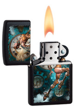 220 154 Zapalniczka Zippo Czas, Black Matte