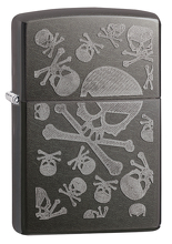 Zapalniczka Zippo Czaszki dwustronna, Gray Dusk