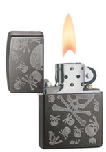 Zapalniczka Zippo Czaszki dwustronna, Gray Dusk