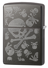 Zapalniczka Zippo Czaszki dwustronna, Gray Dusk