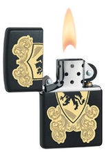 Zapalniczka Zippo Herb Smok, Black Matte