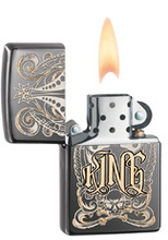 Zapalniczka Zippo King, Black Ice