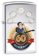 Zapalniczka Zippo Elvis 60th Anniversary, High Polish Chrome