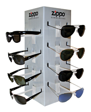 220 178 Okulary ZIPPO burgund/przydymione szkła (filtr UV400)