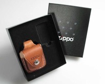 Pudełko z etui brąz ZIPPO, bez zapalniczki (etui ze szlufką)