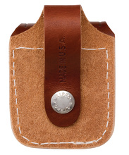 220 183 Etui skórzane Zippo ze szlufką brązowe