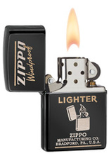 Zapalniczka Zippo Zippo Old Adv., Ebony
