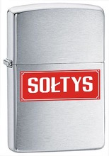 Zapalniczka Zippo Sołtys, Brushed Chrome