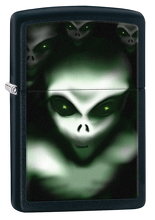 Zapalniczka Zippo Alien, Black Matte