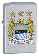 Zapalniczka Zippo Manchester City FC, Satin Chrome