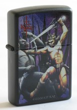 Zapalniczka Zippo Barlodir Slays Shadow, Black Matte