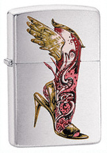 Zapalniczka Zippo Mehindi, Brushed Chrome