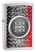 Zapalniczka Zippo Gear Shift Knob, Brushed Chrome