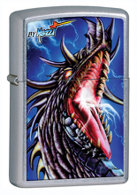 Zapalniczka Zippo Mazzi Dragon, Street Chrome