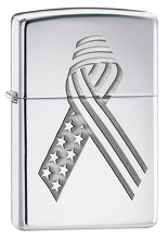 Zapalniczka Zippo Unity Ribbon Armor, High Polish Chrome