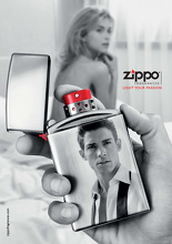 Zestaw: woda toaletowa Zippo (50 ml) z miejscem na zapalniczkę