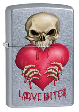 Zapalniczka Zippo Love Bites, Street Chrome