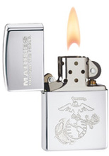 220 154 Zapalniczka Zippo Marines, High Polish Chrome