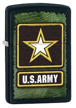 Zapalniczka Zippo .US Army, Black Matte