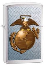 Zapalniczka Zippo US Marines Corp. Brushed Chrome