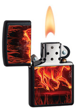 220 154 Zapalniczka Zippo Fire Horse, Black Matte