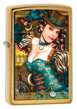 Zapalniczka Zippo Lady Be, Brushed Brass