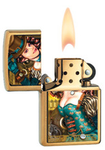 Zapalniczka Zippo Lady Be, Brushed Brass