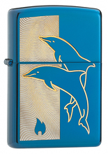 Zapalniczka Zippo Jumping Dolphins, Sapphire