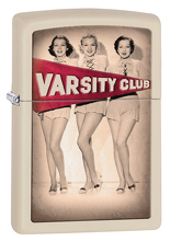 Zapalniczka Zippo Varsity Club, Cream Matte