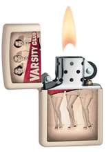 Zapalniczka Zippo Varsity Club, Cream Matte