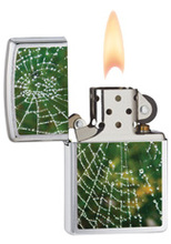 Zapalniczka Zippo Pajęczyna, Brushed Chrome