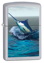 Zapalniczka Zippo Marlin, Satin Chrome