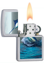 Zapalniczka Zippo Marlin, Satin Chrome