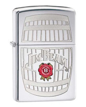 Zapalniczka Zippo Jim Beam Barrel, High Polish Chrome