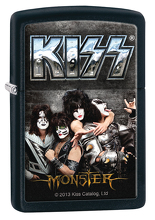 Zapalniczka Zippo KISS, Black Matte