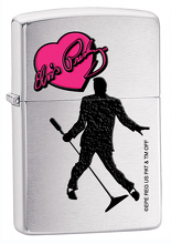 Zapalniczka Zippo Elvis, Brushed Chrome