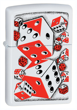 Zapalniczka Zippo Kości, White Matte
