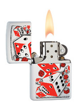 Zapalniczka Zippo Kości, White Matte