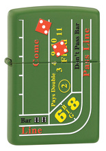 Zapalniczka Zippo Kasyno, Moss Green Matte