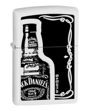 Zapalniczka Zippo Jack Daniel's, White Matte