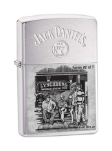 Zapalniczka Zippo Jack Daniels, Brushed Chrome