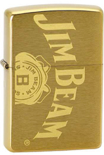 Zapalniczka Zippo Jim Beam, Brushed Brass