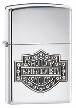 Zapalniczka Zippo Harley-Davidson Emblem, High Polish Chrome