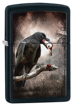 Zapalniczka Zippo Raven, Black Matte