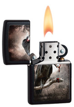 Zapalniczka Zippo Raven, Black Matte